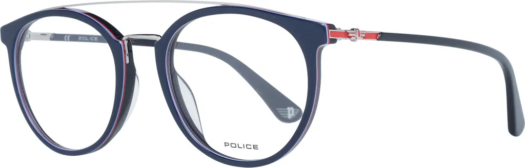 Lunettes de vue Police bleu 51 mm idéales pour le travail sur écran