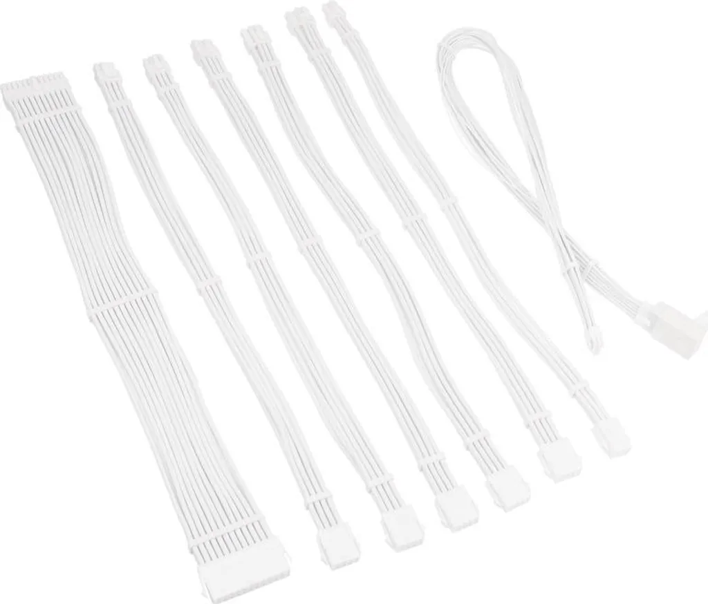 Solution Cable Management Kit Extension 12V-2x6 Kolink Core Pro Blanc - 2