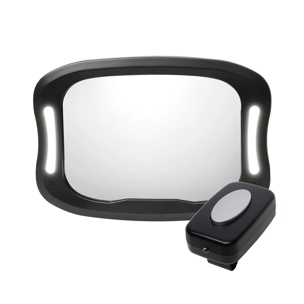 Specchio ZOPA LED Nero per Seggiolino Auto: Guida Sicura e Visibile
