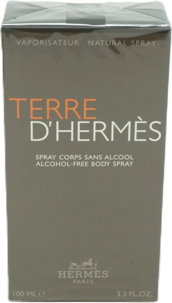 Hermes Terre d'Hermes spray corporel 100ml après sport et été