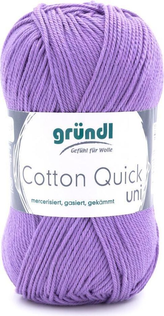 Gründl Baumwolle quick uni,50g.100%Baumwolle,mercerisiert,Häkel- u. Strickgarn,50g / 125 m,NS 3-4 142
