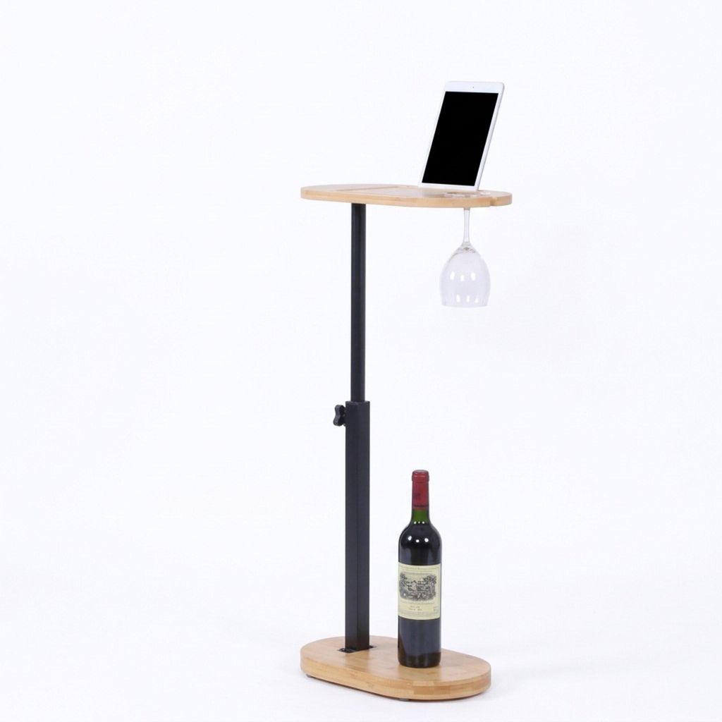 Tavolino Relaxdays regolabile in altezza, A x L x P 45-82 x Immagine del prodotto 