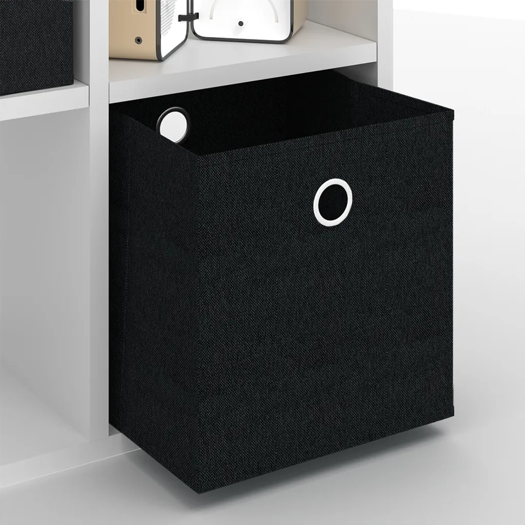 Petit Meuble Cube Blanc Vicco Hylda 82,8cm Structure Robuste et Chic