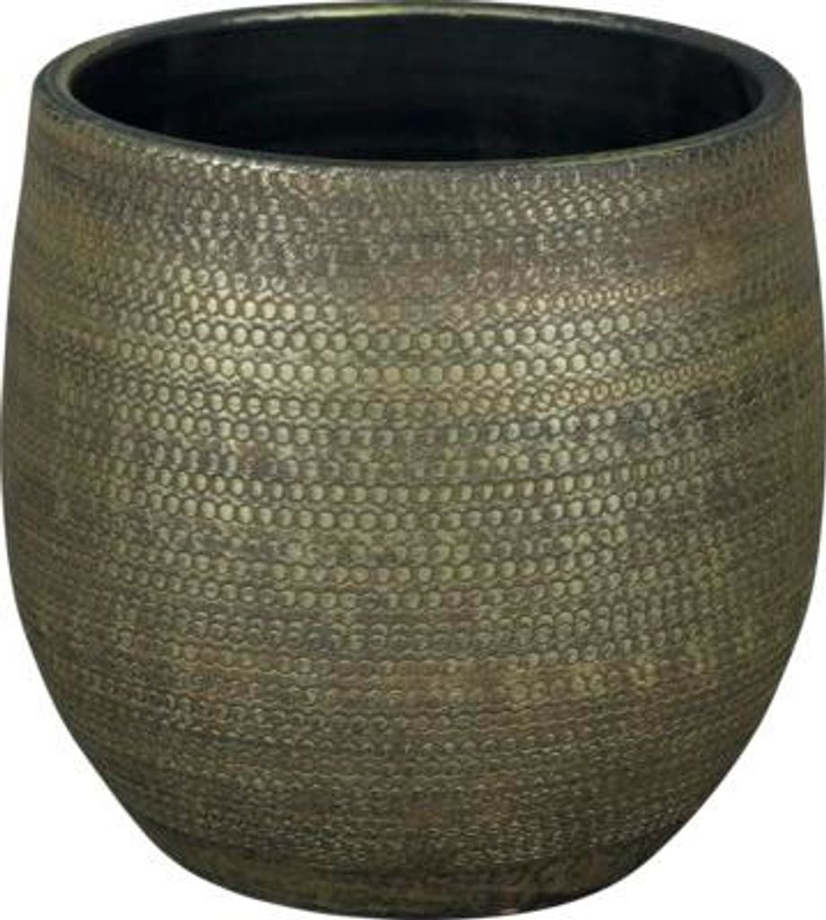 Blumentopf Passion for Pottery Steinzeug Ø 29 cm 29 x 29 x 26 cm braun