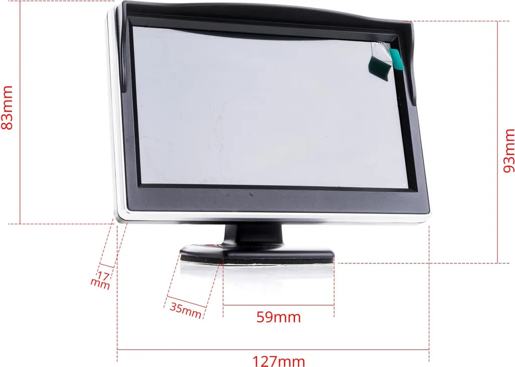 Afficheur LCD 800x480 Haute Résolution avec Rétroéclairage LED Actif