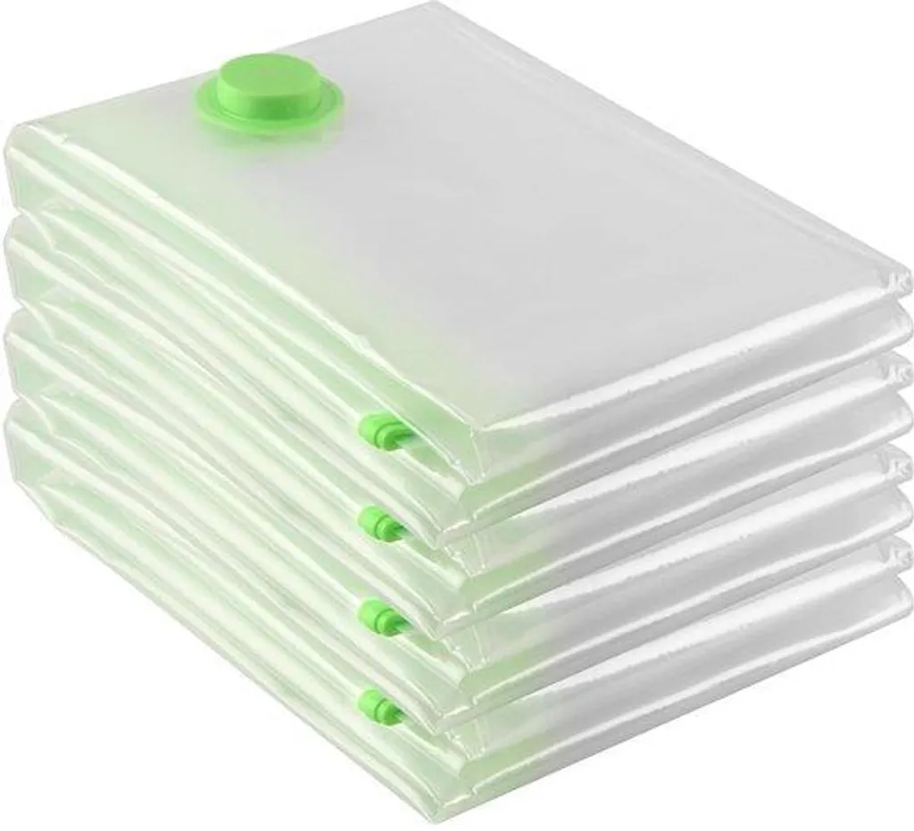 Sacs de rangement XXL pour protéger couettes et linge de maison - 4 sacs