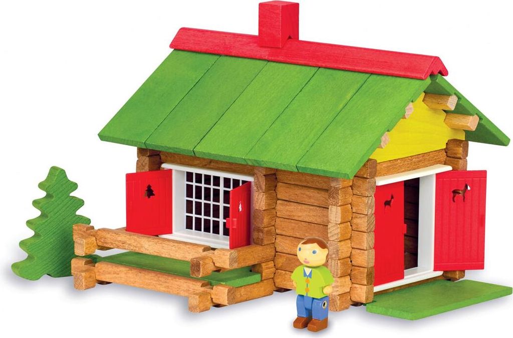 Actionfiguren Jeujura My Wooden Chalet 100 Stücke Playset