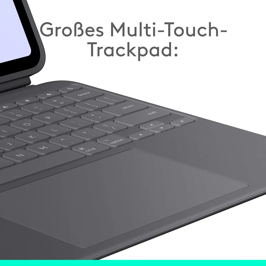 Logitech Combo Touch iPad Pro 13 M4 Clavier Rétroéclairé Smart Connect - 13