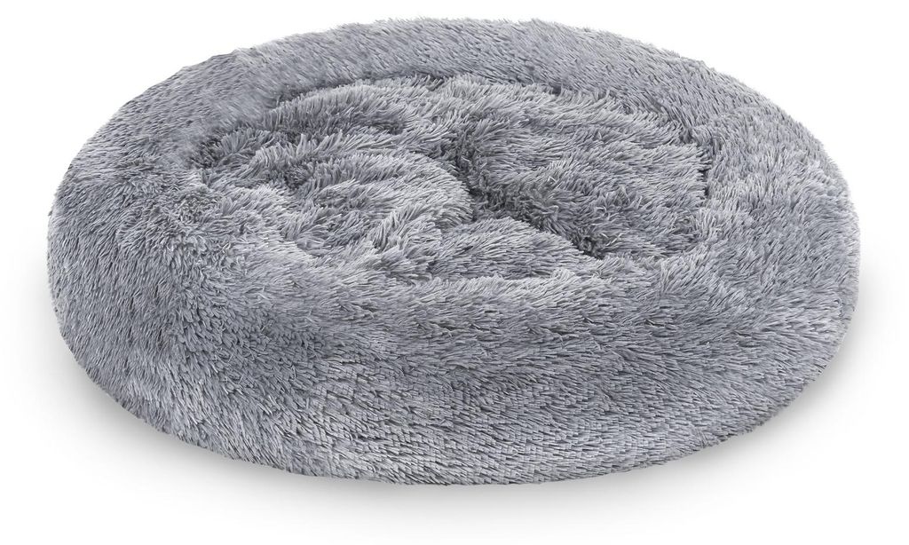 Vigevee hondenbed, 80 cm, lichtgrijs, zacht rond Productafbeelding 
