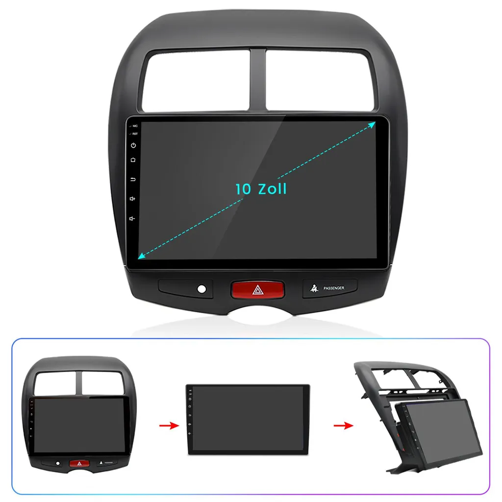 Infotainment Android 12 per Mitsubishi ASX 2010-16 10" GPS - 14