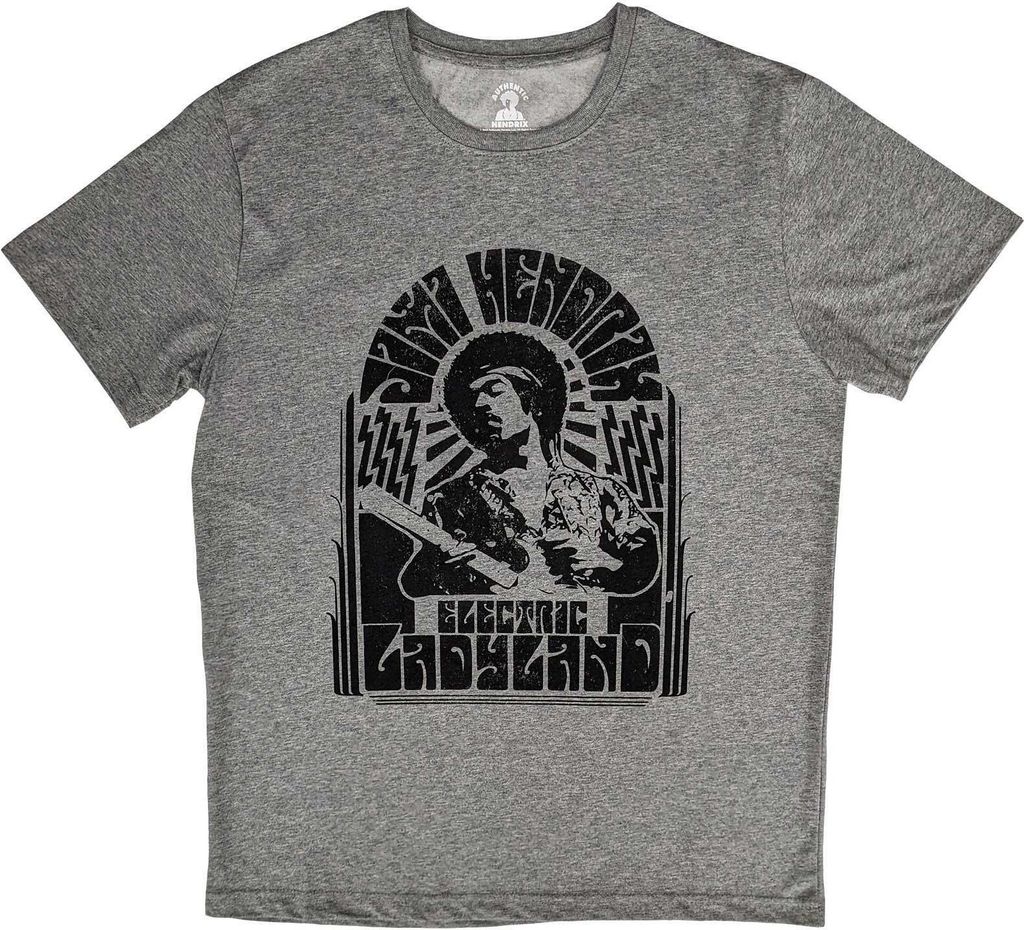 Jimi Hendrix - "Electric Ladyland" T-Shirt für Herren/Damen Uni RO9276 (L) (Grau)