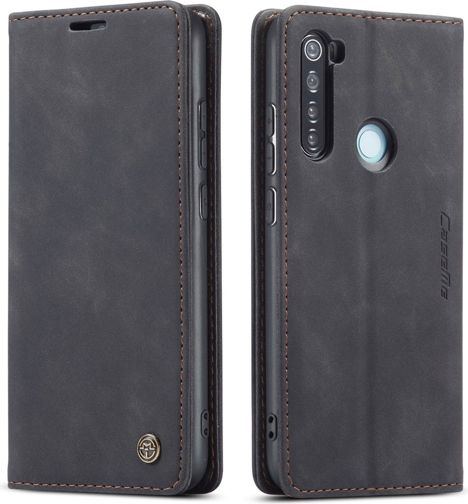 Redmi Note 8 Hülle, LaimTop Retro Kunstledertasche TPU Innere, Kartenfächer, Magnetverschluss, Klapphülle mit Standfunktion Schutzhülle für Xi...