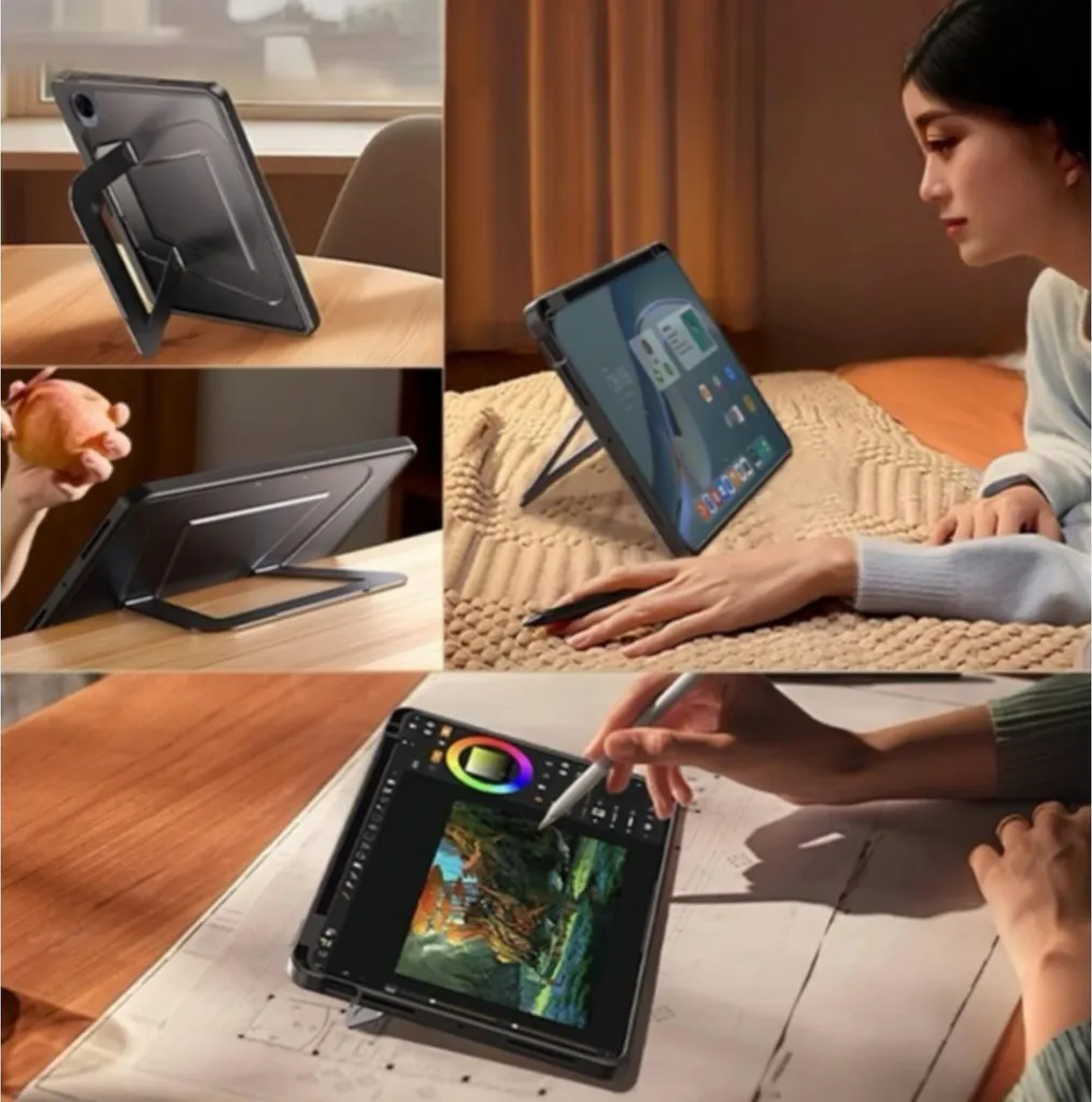Housse Tablette MatePad Pro 13.2 avec Support Intégré Invisible Noir - 5