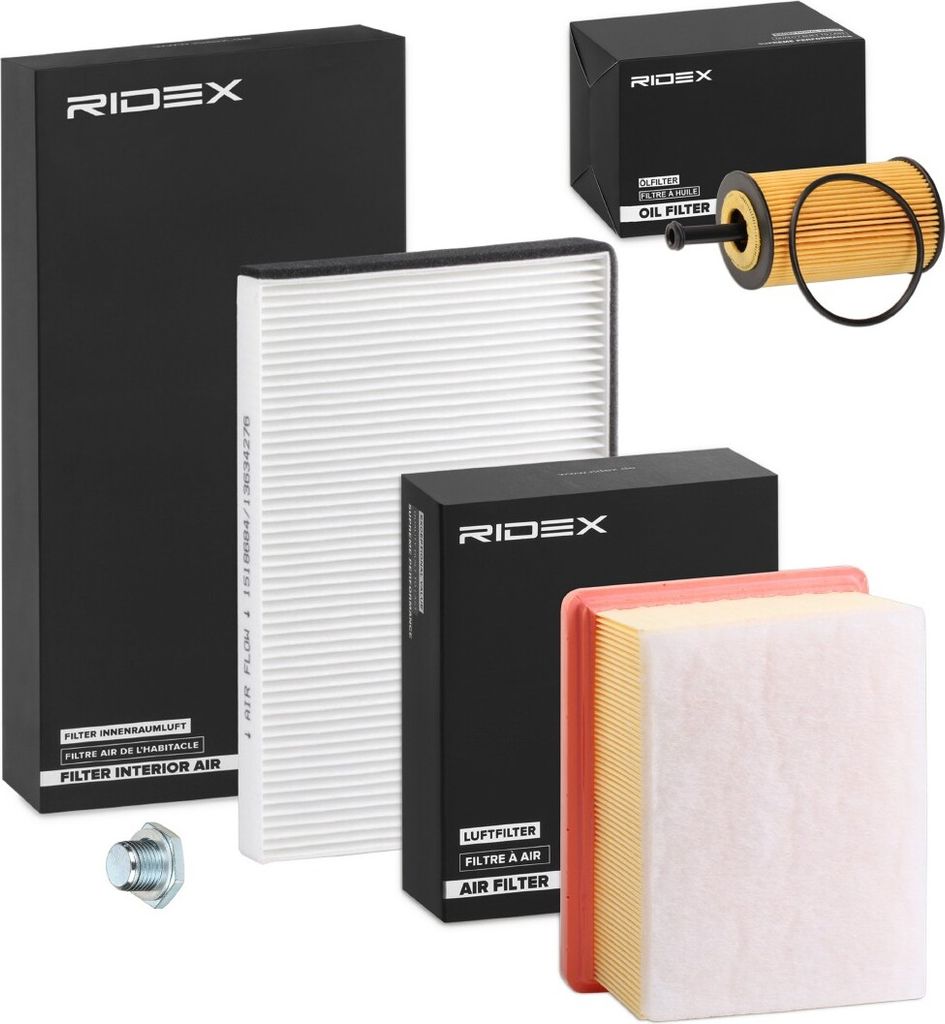 RIDEX Filterset Inspektionspaket Filtersatz für CITROËN XSARA (N1) XSARA Coupe (N0) XSARA Break (N2)