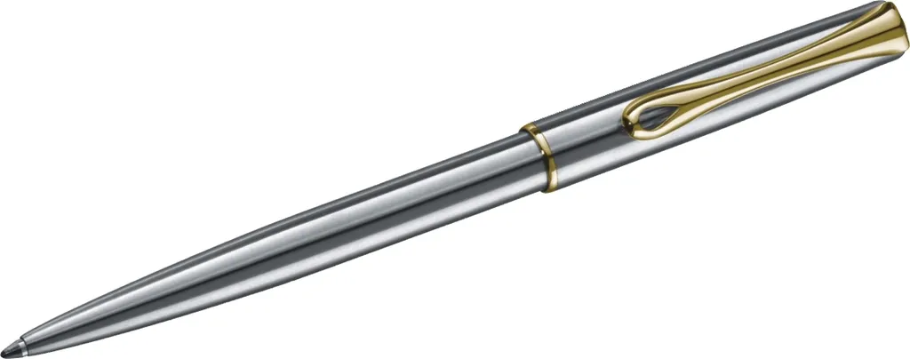Stylo Traveller doré en acier inoxydable - Finition Or Haute Qualité