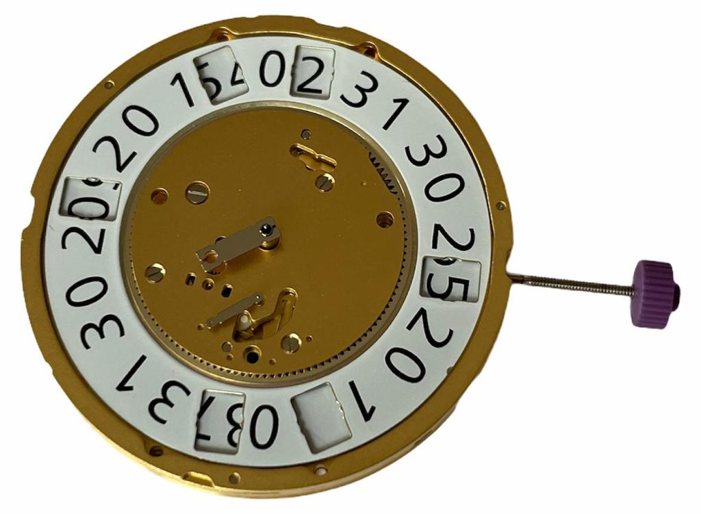 Ronda 7003 L 15 Quarzwerk mit SC-D 12 Grossdatum 6 Batterie inklusive