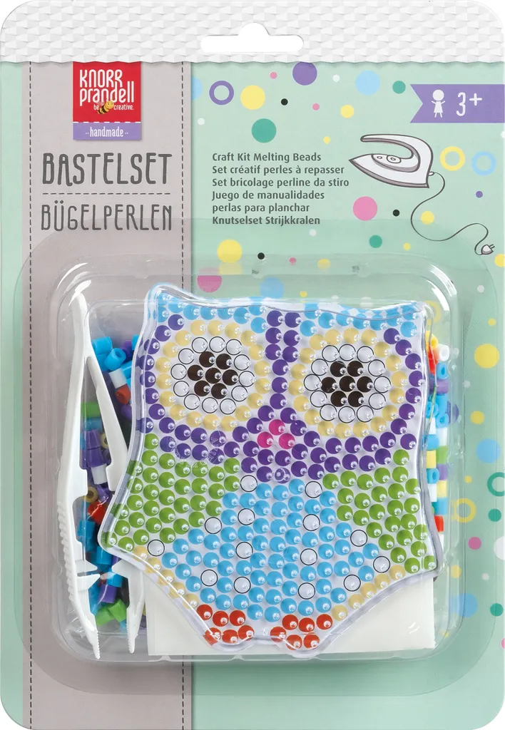 Knorr Prandell 212170204 Perles à Repasser Hibou Lot de 6 Kits