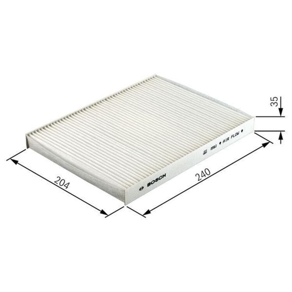 Bosch Filter, Innenraumluft  1 987 432 004 Produktbild 