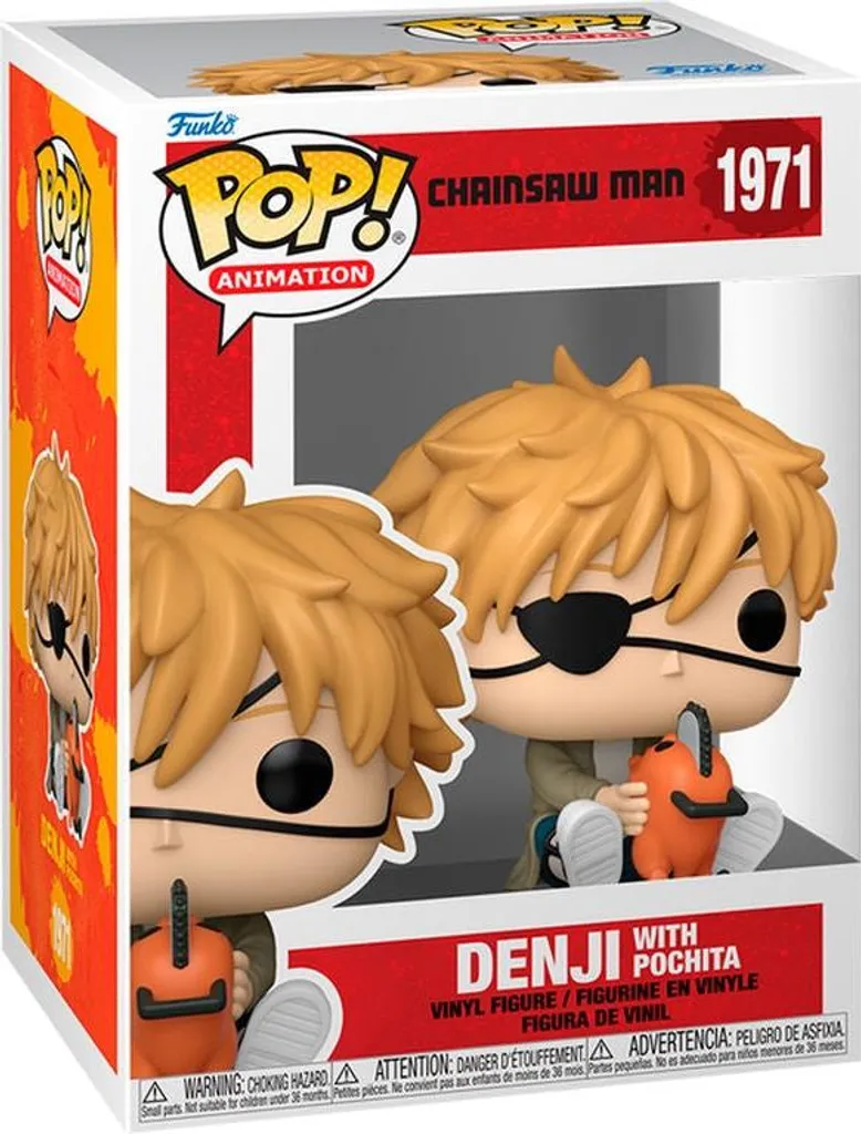 Figurine Denji Chainsaw Man avec Pochita 15 cm - Modèle Collection