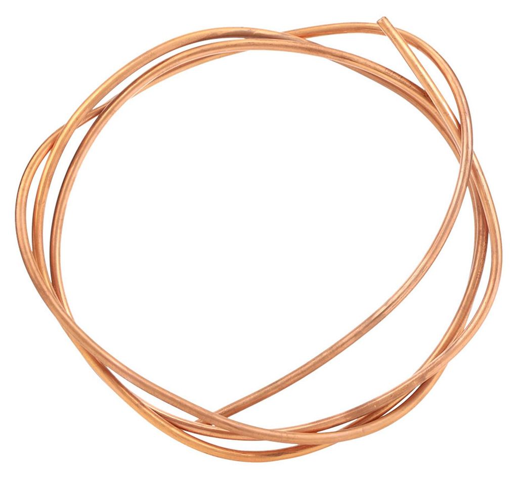 2m C1100 T2 Kupferrohr Weichspulenrohr für Klimaanlagen Kühlschrank OD 6mm / ID 5mm