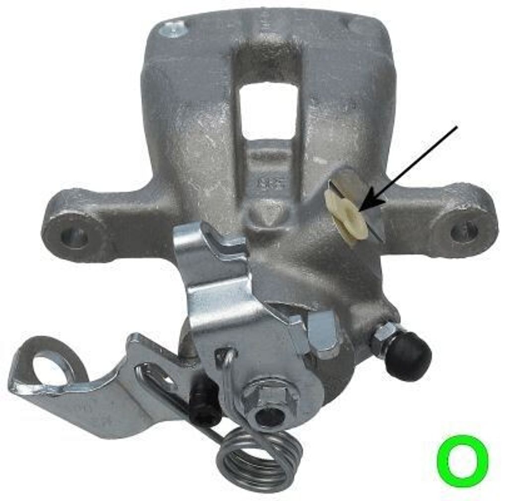 TEXTAR Bremssattel Hinten Links für OPEL Meriva A (X03) Ø38mm Grau 38046300
