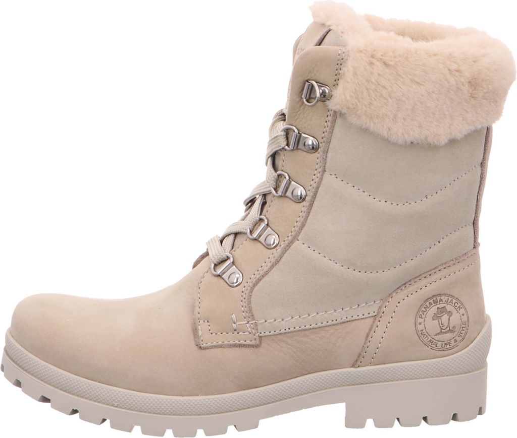 Panama Jack Tuscani Veterschoenen Hoog - Gebroken wit - Maat 41