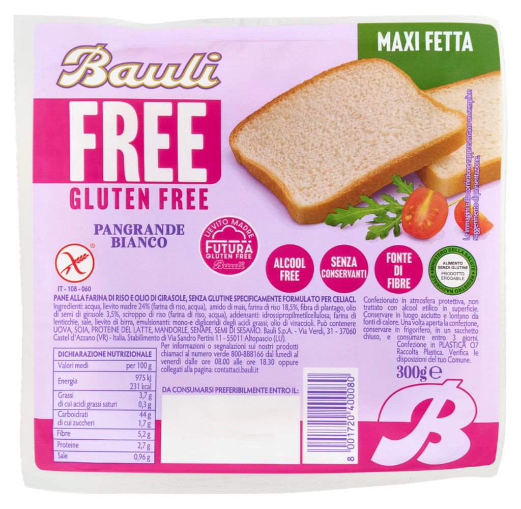 Chleb bezglutenowy jasny Bauli 300 g Zdjęcie produktu 