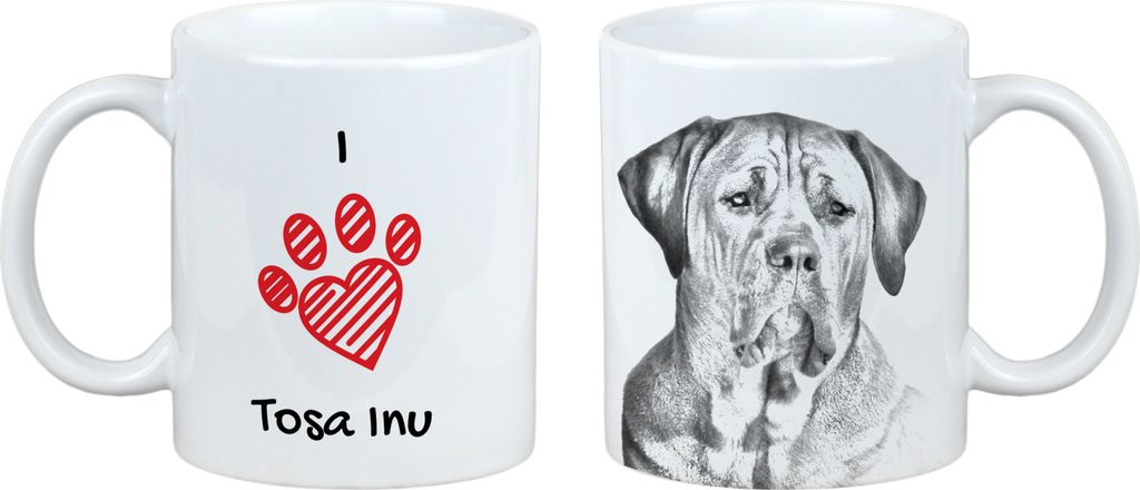 Tosa Inu, Tosa-Hund - Tasse mit Hund, entzückende Tasse mit Grafik, Geschenk mit Ihrem Foto von der Marke Art-Dog