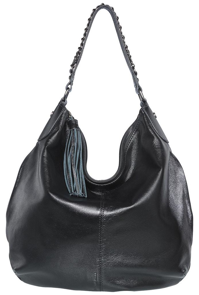 More & More Handtasche Damen Henkeltasche Kunstleder Schwarz 50267-9000
