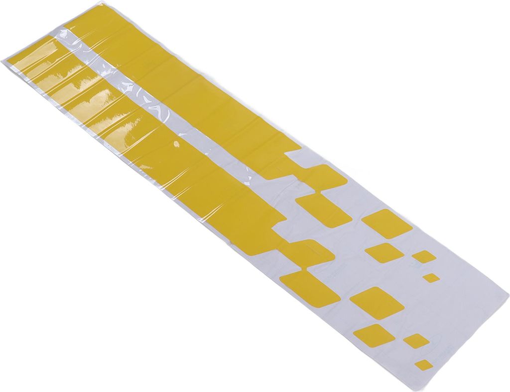 2 Stück Auto-Motorhauben-Abdeckungsaufkleber, Vinyl, Auto-Motorhauben-Streifen-Aufkleber, universell für Autos, 90 x 9 cm, Gelb