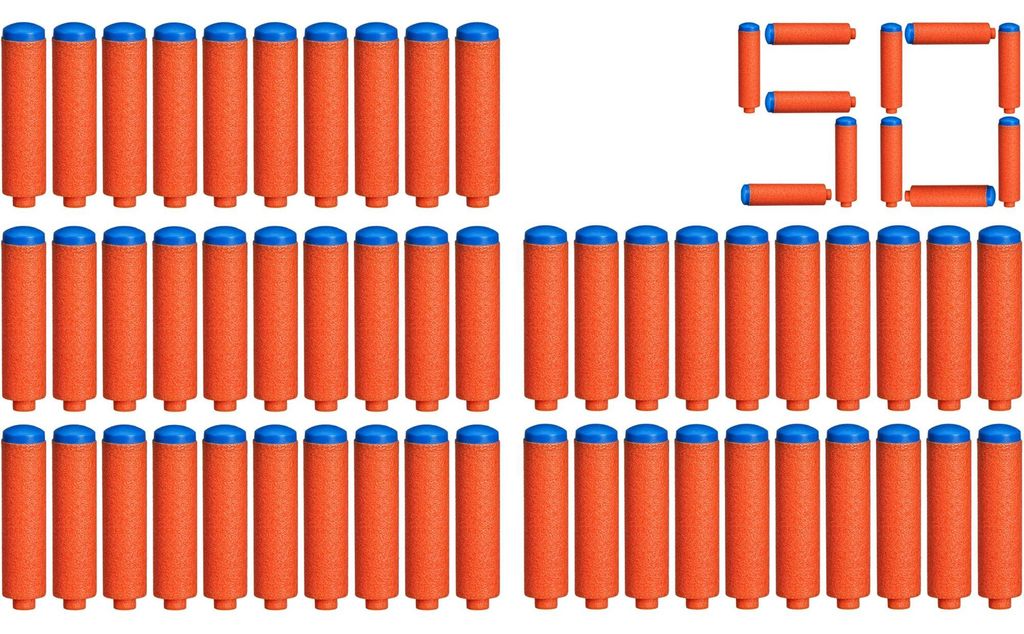 Nerf F8639EU4, Nachfüllen, 8 Jahr(e), 50 Stück(e), Blau, Produktbild 