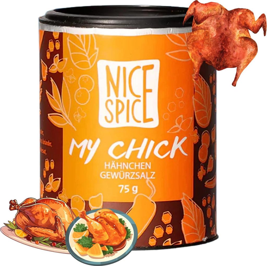 NICE SPICE Hähnchen Gewürz 15 x 75g - Würzige Mischung für Produktbild 