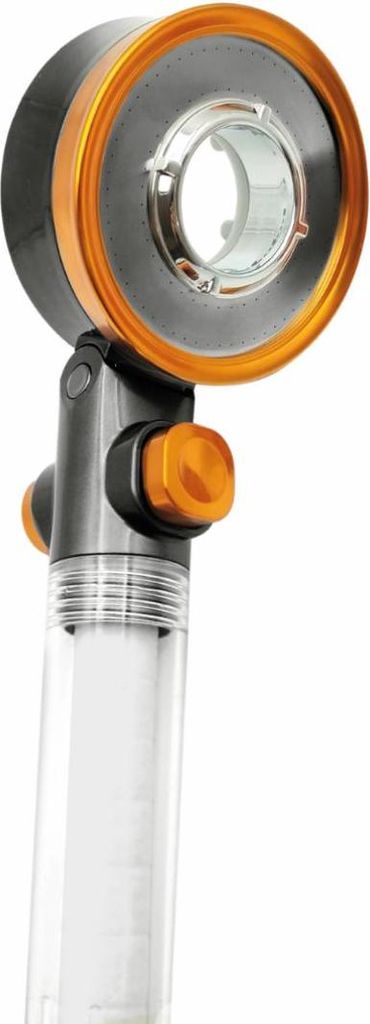 Handbrause SAVEWATER DELUXE - VENTEO - Hochdruck-Mehrstrahl-Duschkopf - 3 Strahlpositionen - Wassersparend und -filternd - Leistungsregulierung dan...