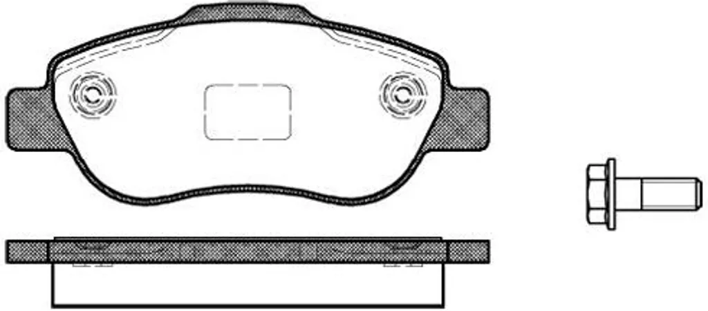 Plaquettes de frein avant Dr!ve+ DP1010.10.0896 pour Panda OE 77362689