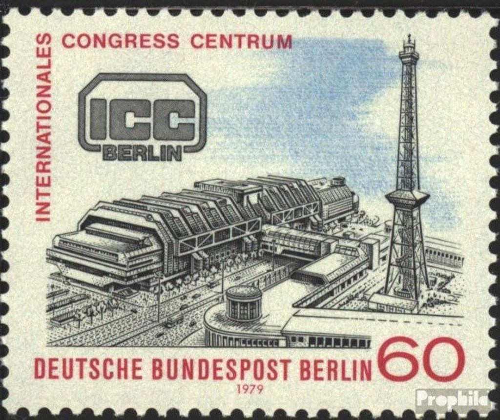Briefmarken Berlin (West) 1979 Mi 591 (kompl.Ausgabe) postfrisch Congress-Centrum