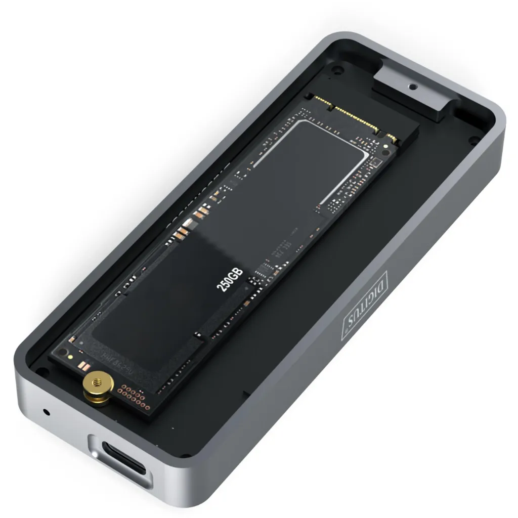 Boîtier de disque dur externe M.2 SSD USB avec accessoires inclus