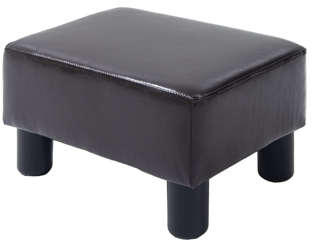 HOMCOM Fußhocker Sitzhocker, Rechteckiger Ottoman, Produktbild 