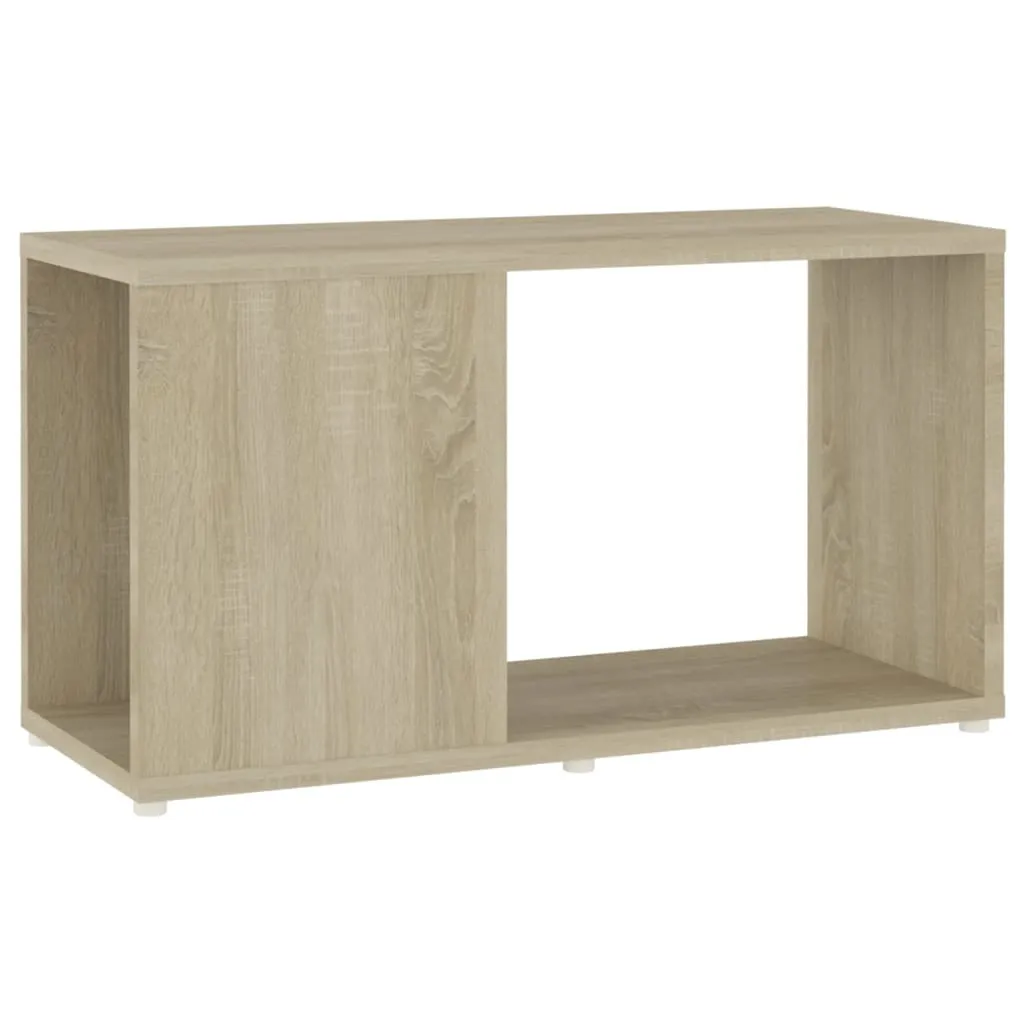 Mobile TV Rovere Sonoma 60x24x32 cm Legno Robusto - Arredo Moderno