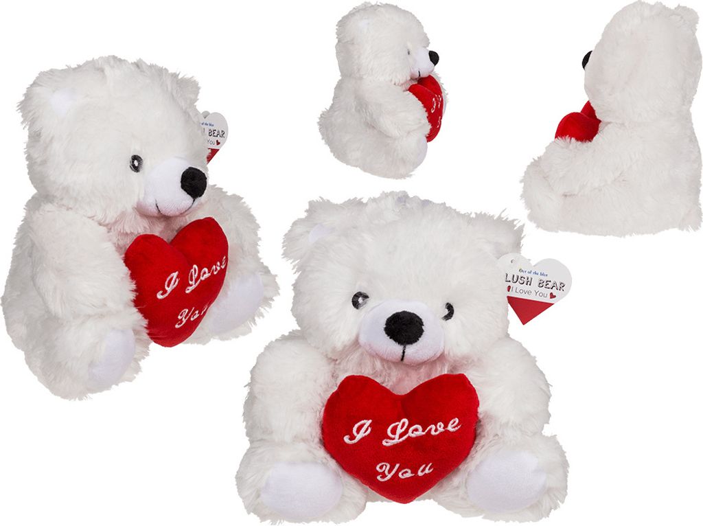 OOTB orsetto di peluche con cuore rosso ti amo ca. 22 cm Immagine del prodotto 
