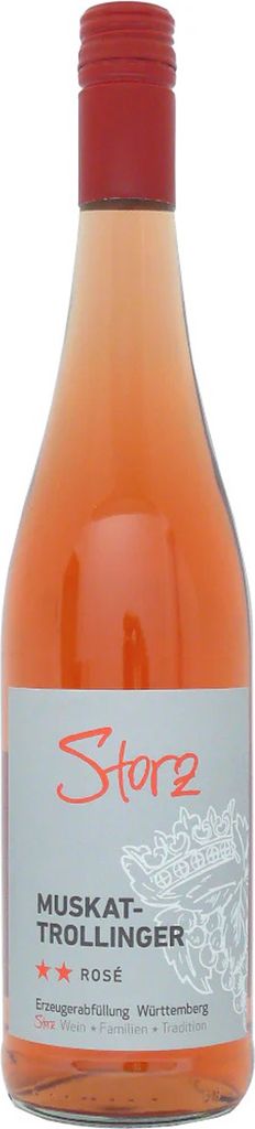 Storz Muskat-Trollinger Rose halbtrocken 750ml Produktbild 