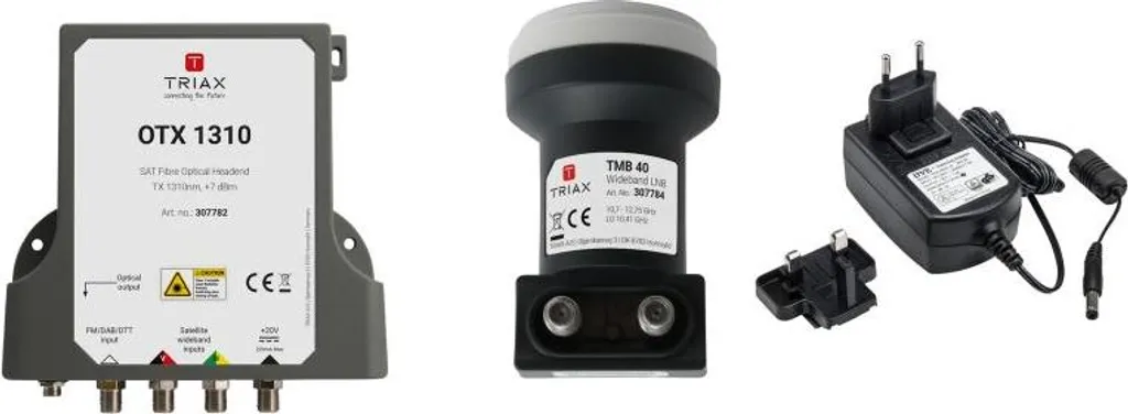 Solution anti-perte de signal satellite émetteur optique OTX 1310 Kit