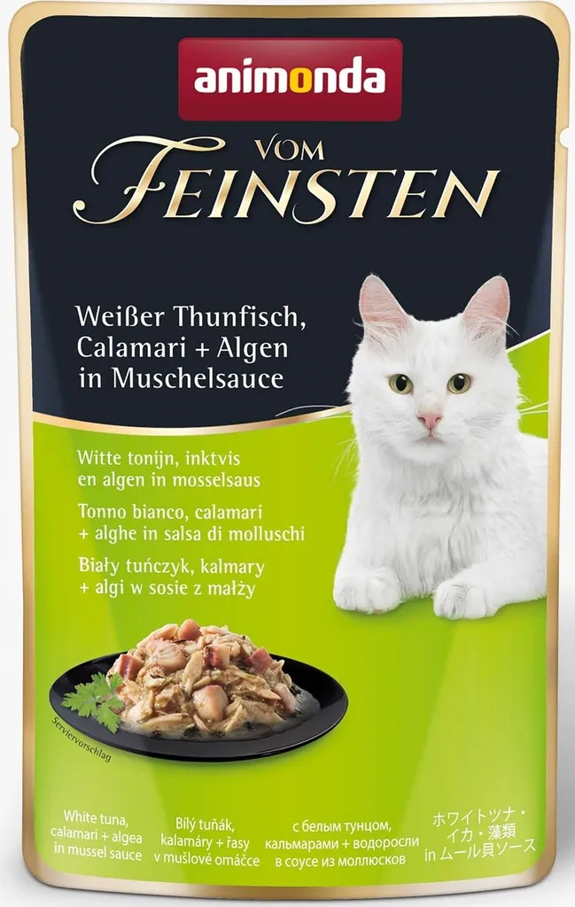 Alimento Umido Animonda Vom Feinsten Gatti Adulti 50g Tonno Bianco