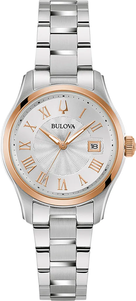 Montre Bulova Wilton 98M136 : Précision Quartz et Design Anti-Rayures