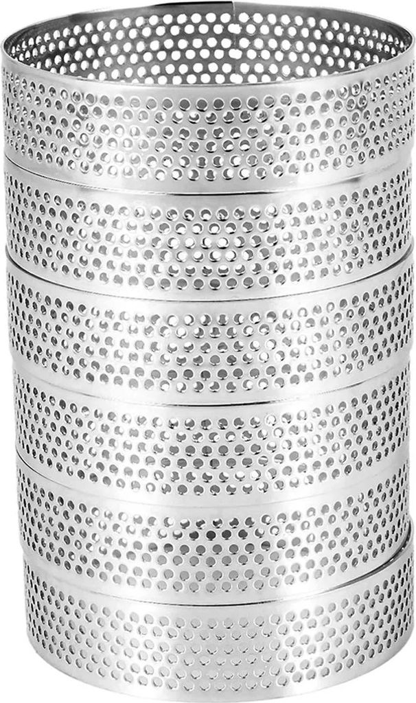 Tortenring rund gelocht Tortenring Höhe 2cm Durchmesser 8cm Produktbild 