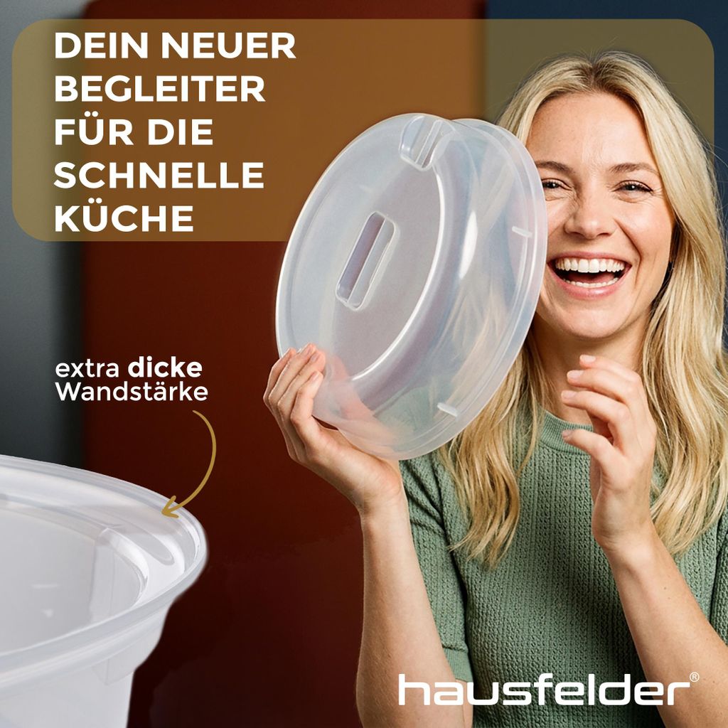 Mikrowellen Abdeckung, 2er Set, hoch und flach