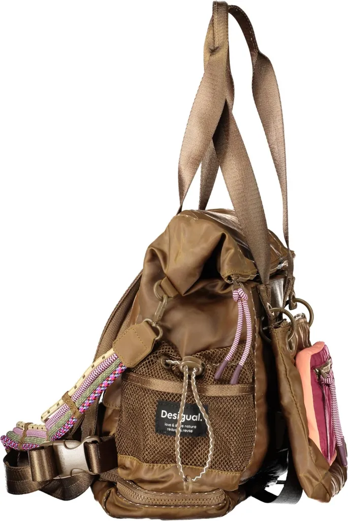 Sac femme convertible pour travail et voyage - Marron avec bandoulière