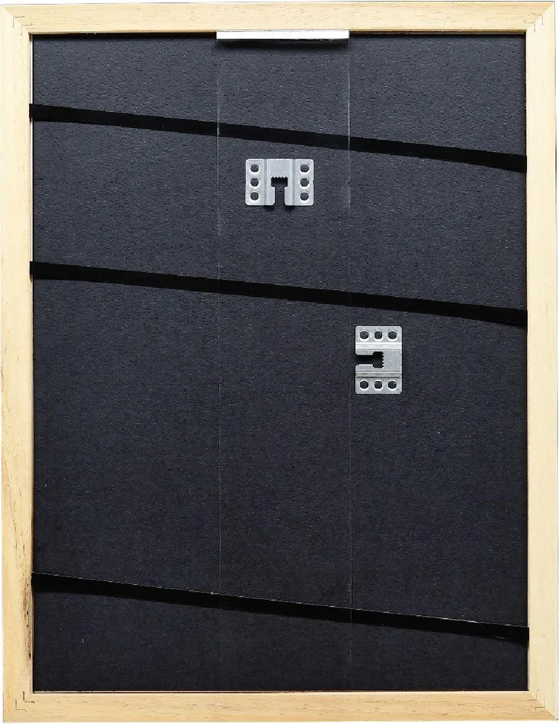 Cornice 13x13 Legno Nero per Foto e Arte con Vetro Museale Antiriflesso - 3