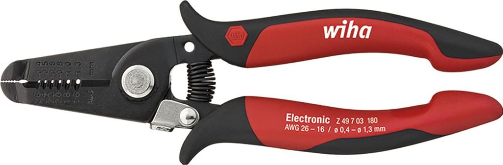 Wiha Abisolierzange Electronic Abisolierstationen 0,4-1,3 Produktbild 