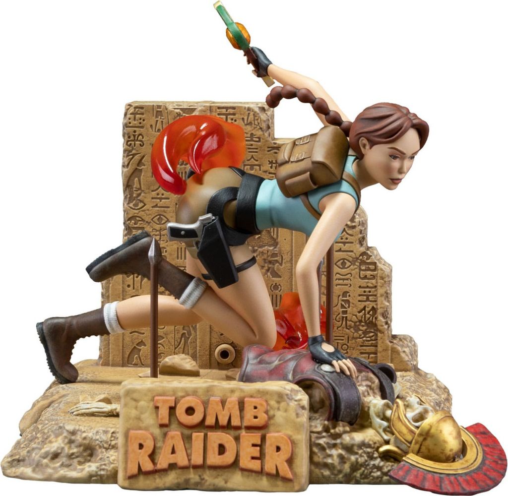 Tomb Raider 1996 PVC Statue Lara Croft Classic Era 17 cm Produktbild 