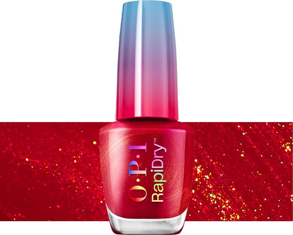 OPI Rapidry Red-y in Snow Time 9ml - schnelltrocknender Nagellack